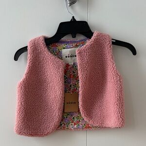 Boden Kids Pink Fleece Vest